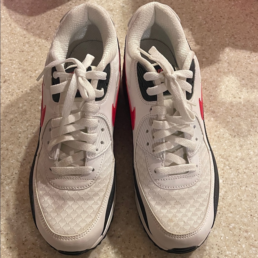 Nike White and Red air max men